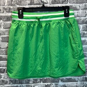 Offline by‎ Aerie Green Athletic Skirt with Striped Waistband